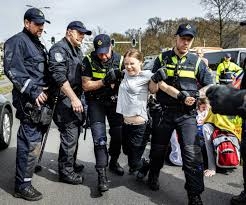 Climate activist Greta Thunberg ...
